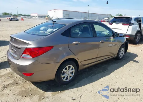 2014 Hyundai Accent Gls from USA, damaged, VIN KMHCT4AE7EU619714